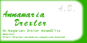 annamaria drexler business card